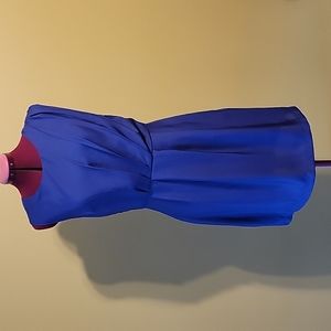 Royal Purple Cotton/Silk dress Size 8